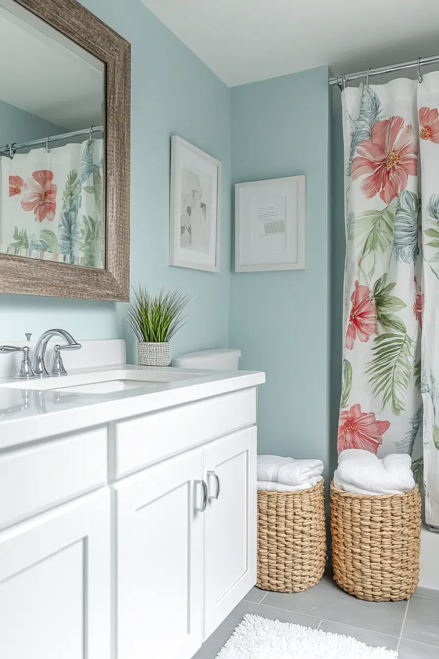 Budget-friendly small bathroom makeover